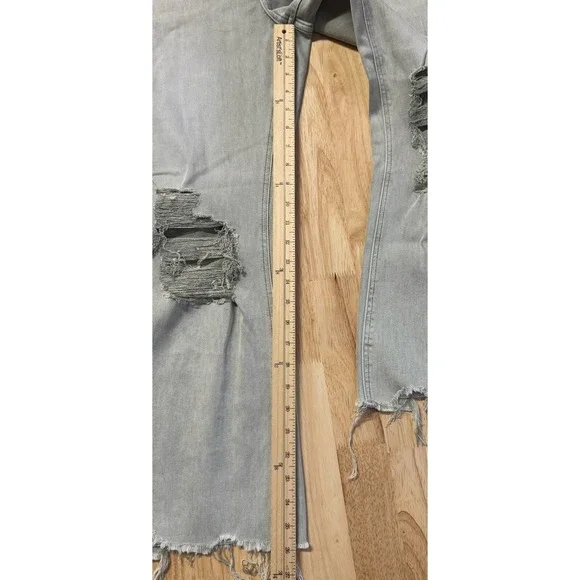 Vervet Bella High Rise Cropped Flare Jeans Women's 31/13 Moss Green NWT - Picture 10 of 11